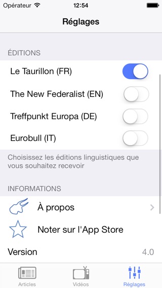 Capture d’écran iPhone 3