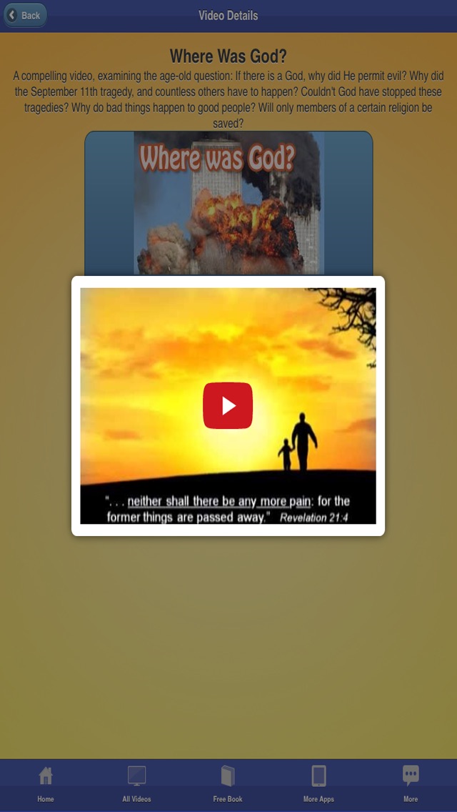 Screenshots of Christian Bible Videos and Songs - Documentary, Sermons, Free Bible Study for iPhone