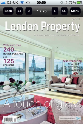 Скриншот из London Property Magazine Islington City & Docklands