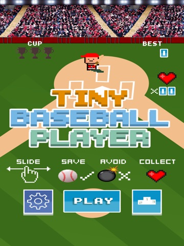 Screenshots of A Tiny Baseball Player - Free 8-Bit Retro Pixel Baseball for iPad