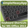 Keyboard Shortcuts for MS Office 2013 - A simpleNeasyApp by WAGmob