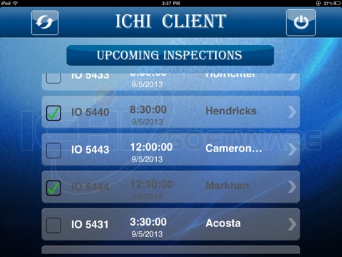 Screenshot of ICHI Client