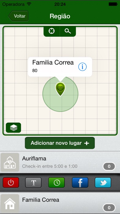 Captura de tela do iPhone 3