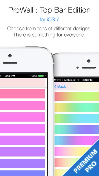 Prowall Top Bar Edition For Ios7 Customize Wallpapers With