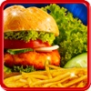 Fast Food Burger Maker - BBQ grill food and kitchen game food 4 less 