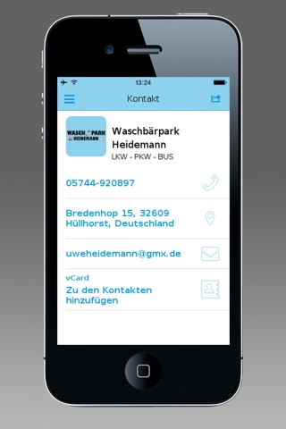 Screenshot of Waschbärpark Heidemann