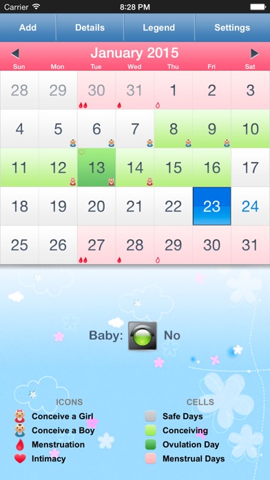ovulation calendar for mac