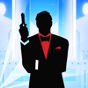 Agent Run And Dash In Vector City 2 - Best vector game for iPhone stock vector 