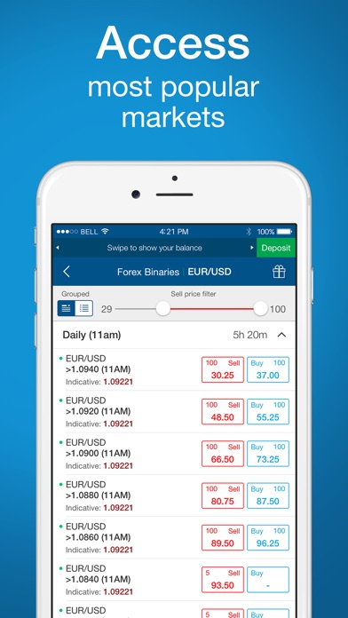Binary options app iphone