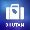 Bhutan Detailed Offline Map bhutan map 