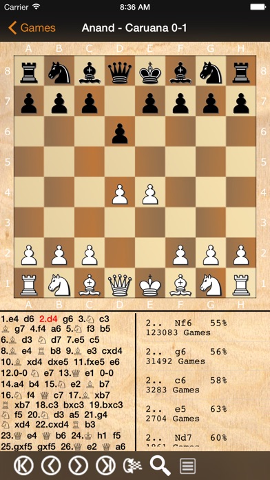 Скриншот ChessBase Online