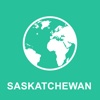 Saskatchewan, Canada Offline Map : For Travel saskatchewan road map 