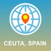 Ceuta, Spain Map - Offline Map, POI, GPS, Directions andalucia spain map 
