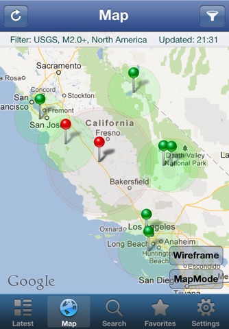 Earthquakes Pro screenshot
