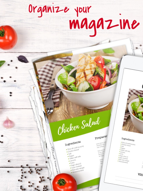 Recipe Binder - Your magazine recipes organized Screenshots