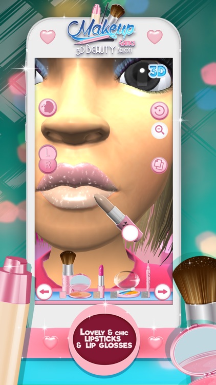 Fashion Makeup Salon Games 3D: Celebrity Makeover and Beauty