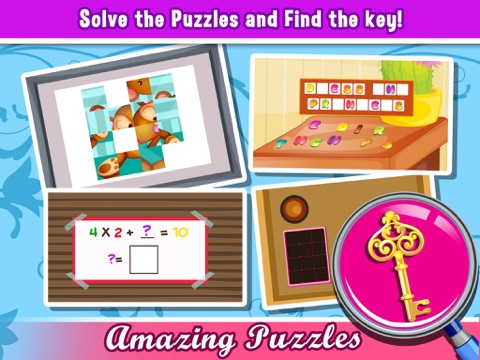 Screenshots of A Princess Hollywood Hidden Object Puzzle - can u escape in a rising pics game for teenage girl stars for iPad