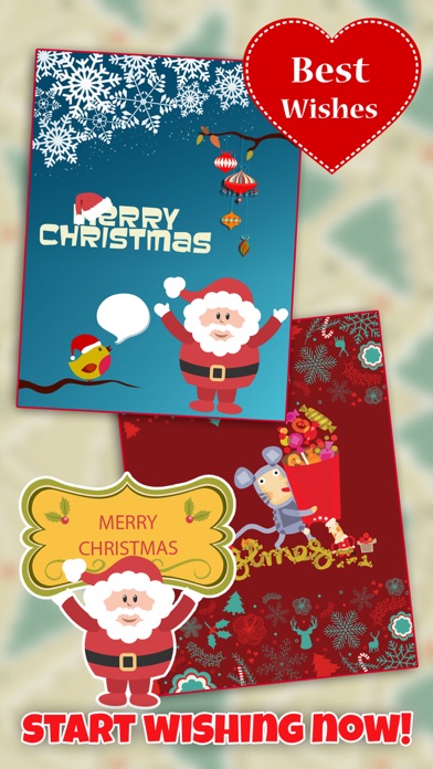 クリスマスグリーティングカードメーカー - 無料グリーティングカードのおすすめ画像4