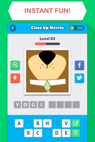 Скриншот из Close Up Movies - A quiz where you guess the hidden movie name from zoomed in cartoon picture!