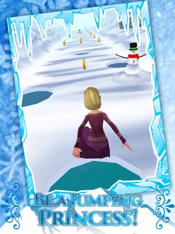 Screenshots of Frozen Princess Run 3D Infinite Runner Game For Girly Girls With New Fun Games FREE for iPad