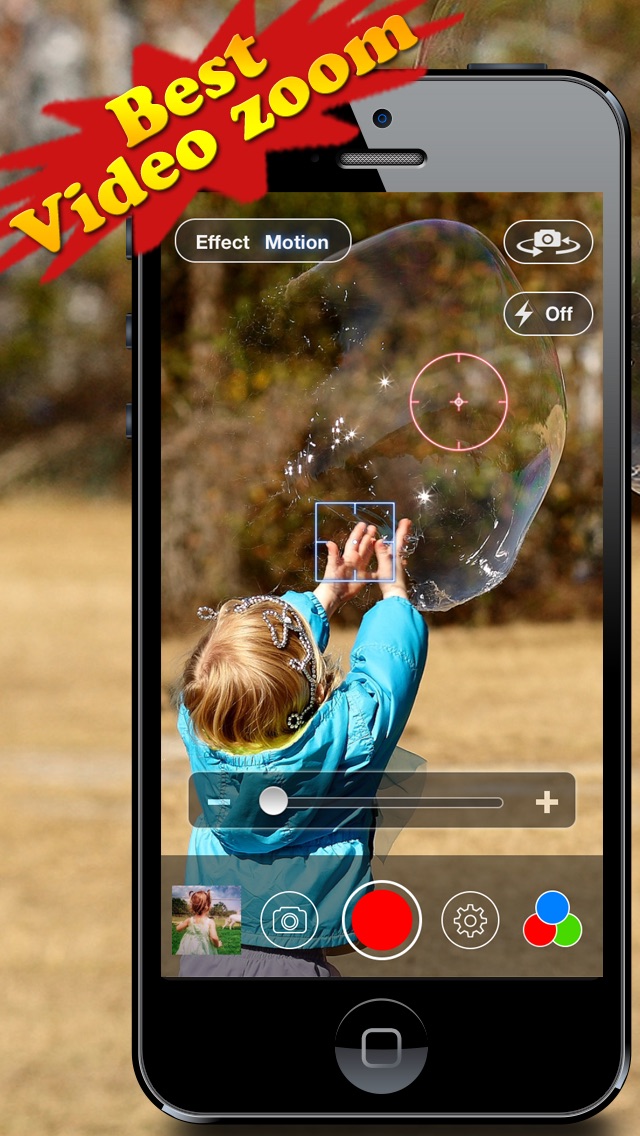 Video Zoom Pro: HD Camera with Live Zoom, Effects, Pause, snapshot photo and Movie Sharingのおすすめ画像1