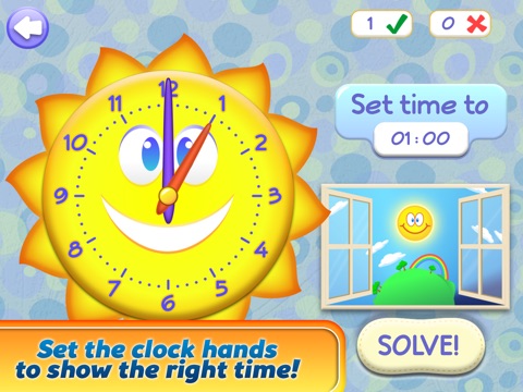 楽しい時間ゲームを伝える - インタラクティブアナログ時計と時計の読み方を学ぶのおすすめ画像3
