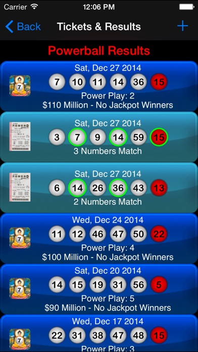 Lotto Results and Ticket Checker for Mega Millions 