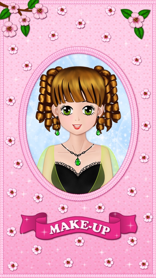 Screenshots of Make Up Makeover Dress Up Star Model Popstar Girl Beauty Salon - free educational makeup games for girls loving fashion in anime style for iPhone