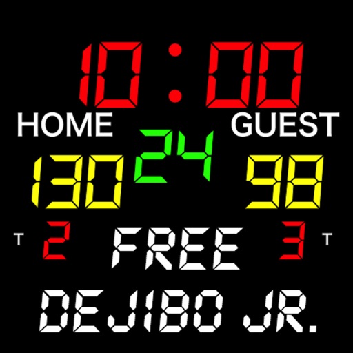 バスケットボール タイマー -デジ坊 Jr. Free -