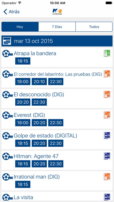 Captura de pantalla del iPhone 5
