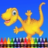 Dino-Malbuch - Dinosaurier-Zeichnung für Kind Spiele