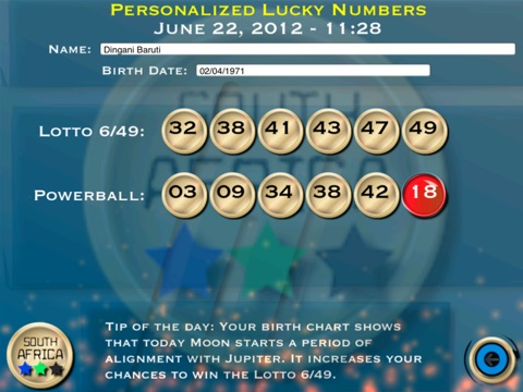 6 lucky numbers for lotto