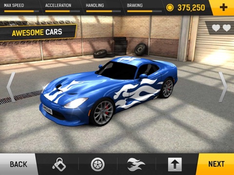 Screenshots of Racing Fever for iPad