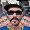 Gangster Bildbearbeitung Aufkleber für Ihre Fotos - Hinzufügen Coole Stempel und Etiketten auf Bilder