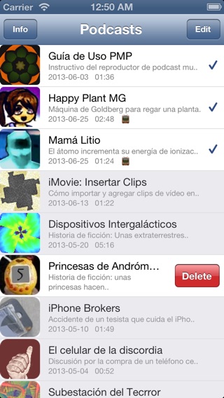 Captura de pantalla del iPhone 4