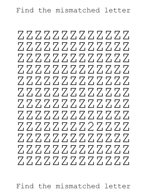Screenshots of The Impossible Letter Game for iPad