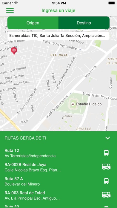 Captura de pantalla del iPhone 2