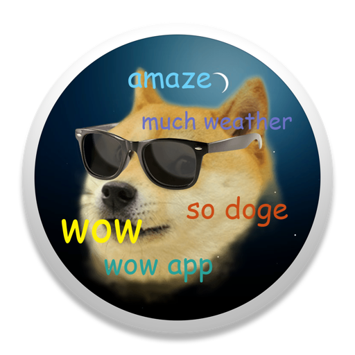 DogeWeather Mac OS X