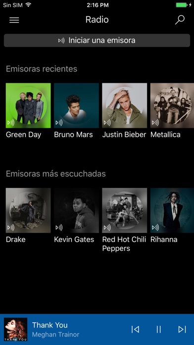 Captura de pantalla del iPhone 2