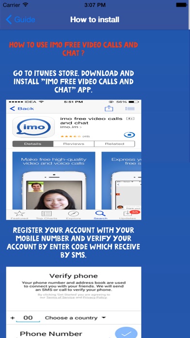 Screenshots of Guide for imo Video Chat Call for iPhone