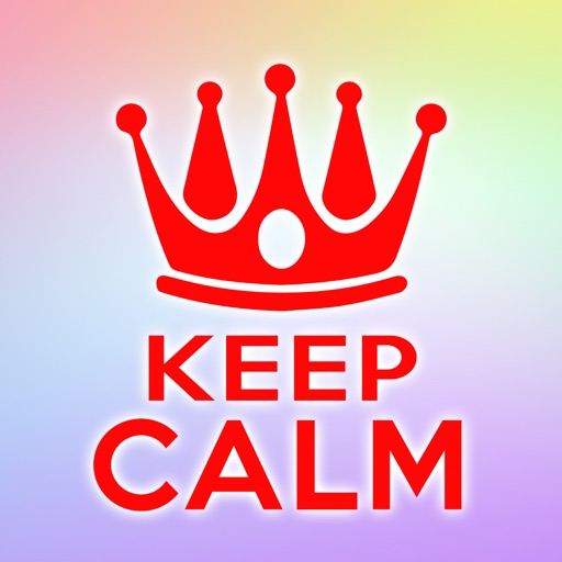 Keep Calm And Carry On Wallpapers & Posters Creator with Funny Icons