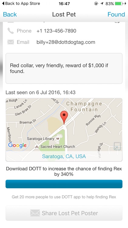 Dott Smart Dog Tag Pet Lost And Found Community By Dott
