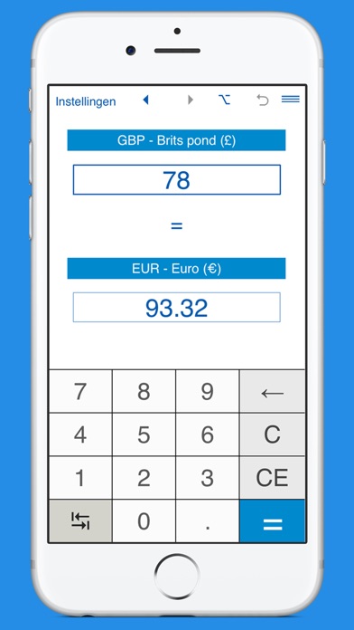 Euro Naar Brits Pond En Gbp Eur Omrekenen Door Intemodino Group Screenshots Iphone Ipod