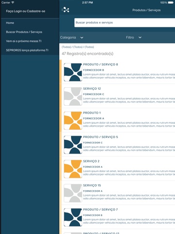Screenshot of Plataforma TI