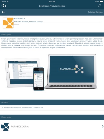 Screenshot of Plataforma TI