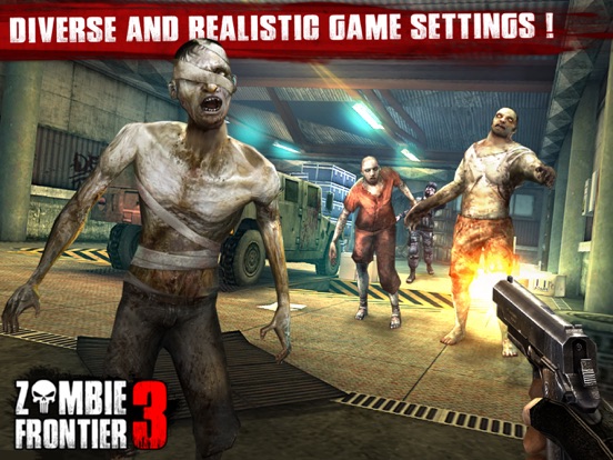 Screenshots of Zombie Frontier 3 – Top Zombie Shooting Game for iPad