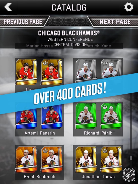 Screenshots of NHL SuperCard 2K17 for iPad