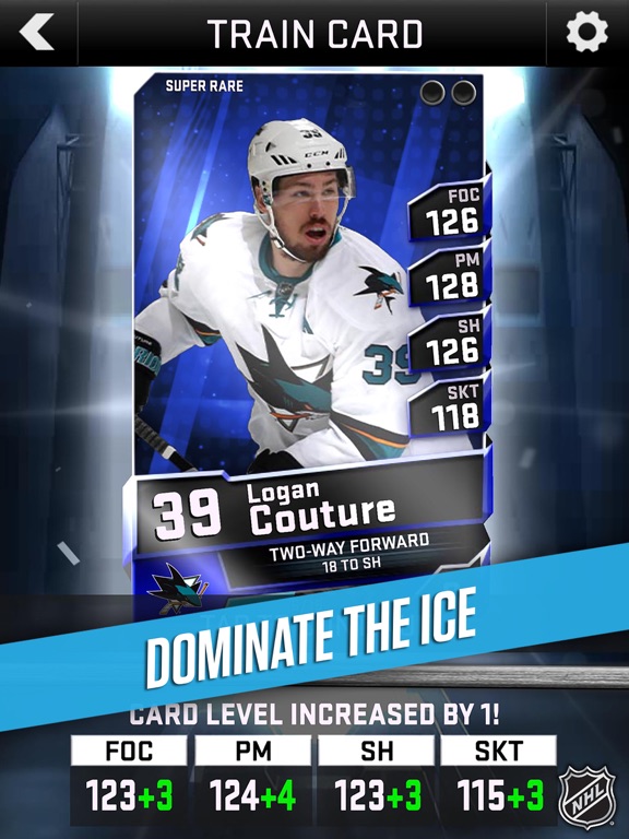 Screenshots of NHL SuperCard 2K17 for iPad