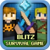 Blitz Survival Games - Multiplayer Pixel Master Mini Games zombie games multiplayer 