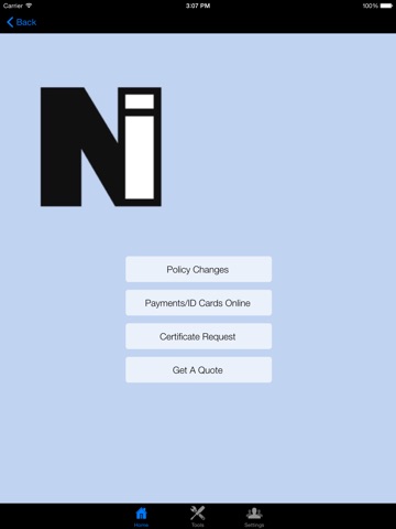 Screenshot of Noveri Insurance HD